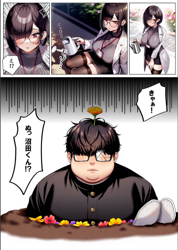 保健室の先生 治療と言われキモオタチ●ポで発情交尾 モザイク版_9枚目の画像